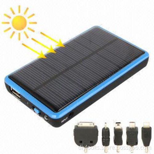 5,000mAh Mobile Phone Emergency Power Station with Solar Charger
